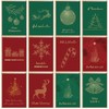 Christmas Cards with Envelope, 12 Cards Set, Folding Cards, A6