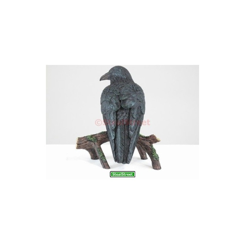 Raven - Collectible Figurine Statue Sculpture Figure Crow Bird Model