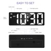 OQIMAX Digital Alarm Clock, LED Digital Alarm Clock with Temperature