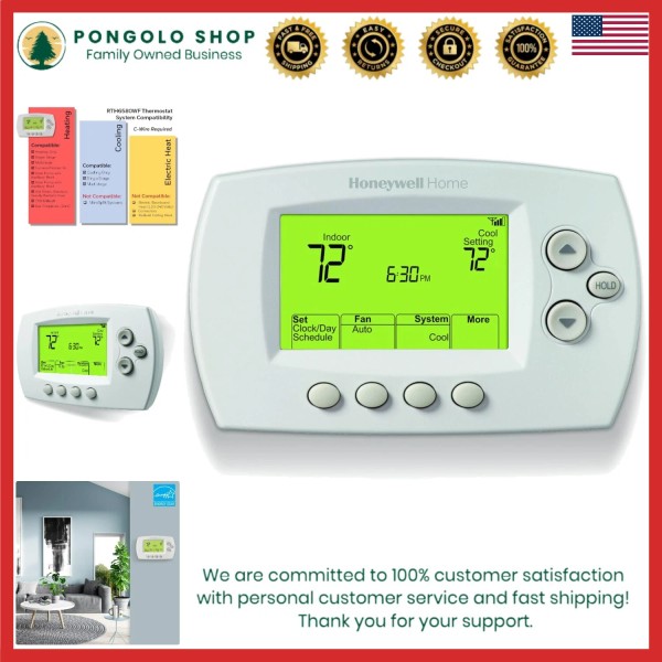Unbranded Wi-Fi Programmable Thermostat 7-Day Energy Star Smart Home Control