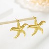 Gold Earrings for Women Statement Starfish Earrings Boho Fashion Beach