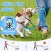 AUTOWT Double Dog Leash, No Tangle 360°Swivel Rotation Reflective Lead