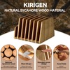 KIRIGEN Wood File Mail Organizer 7 Slots File Paper Holder