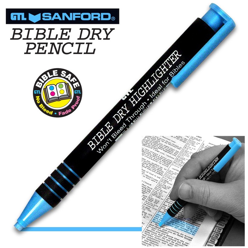 Bible Dry Highlighter - Blue