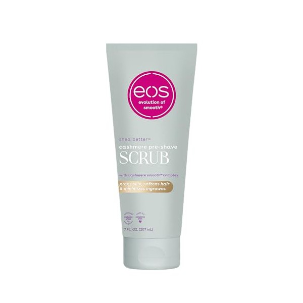 eos eos Cashmere Skin Collection Pre-Shave Scrub- Vanilla Cashmere Scented,