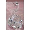 Generico Schwan aus Kristall, dekorativ, elegante Miniatur, transparente Figur mit