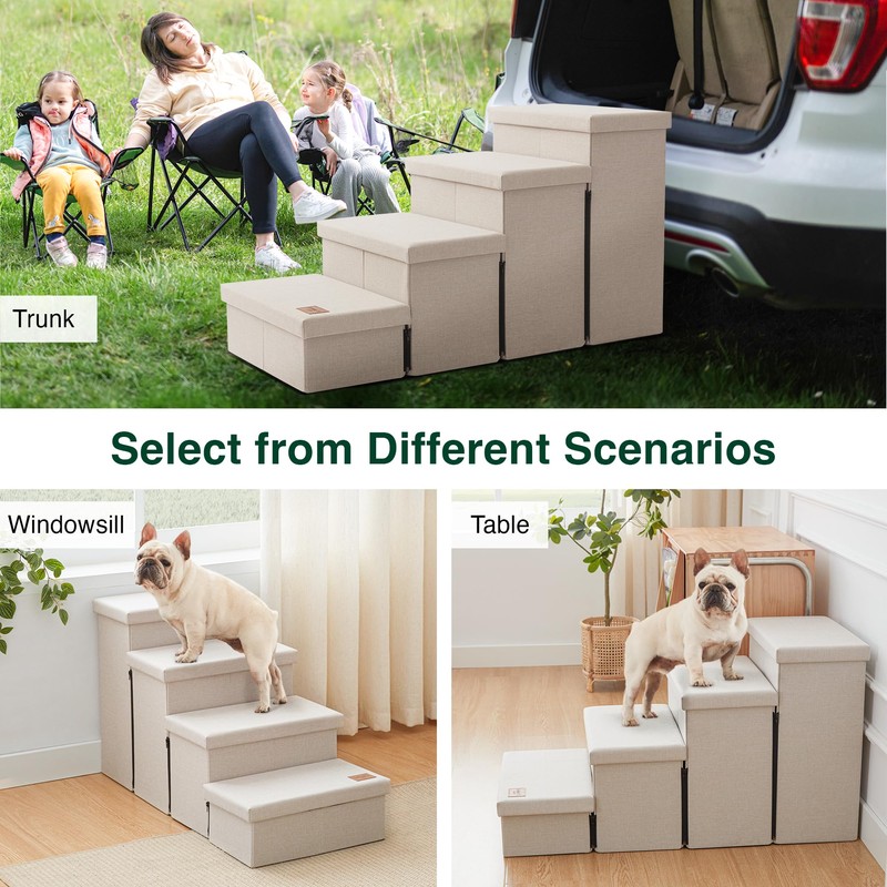 Love's cabin Dog Stairs for Small Medium or Large Dogs
