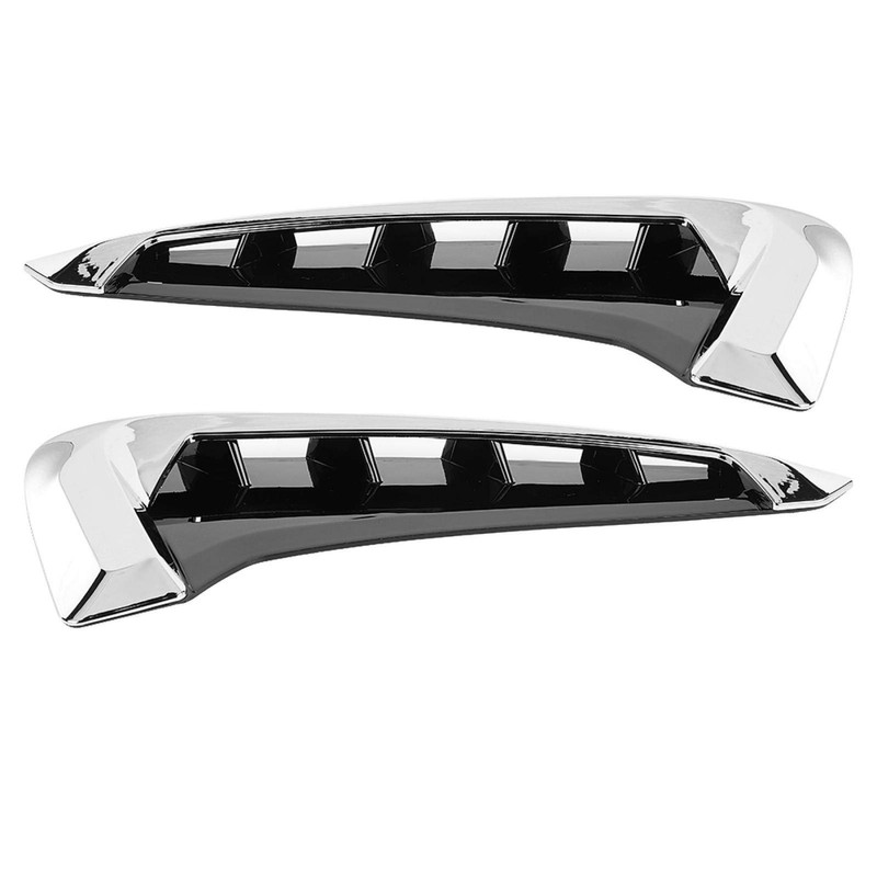 EVGATSAUTO Car mudguard side cover, 2 pieces ABS mudguard stickers,
