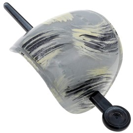 Camila Paris CP3345 French Hair Bun Holder Cover Cap Hair Updo, Blue, Hair Pin Thru, Strong Hold Grip Hair Clips for Women, No Slip and Durable Styling Girls Hair Accessories, Made in France