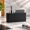 Kitchen Soap Dispenser with Sponge Holder for Sink Organization –