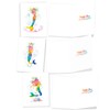 The Best Card Company Funky Rainbow Mermaids - 20 Assorted