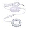 Microscope Lighting Lamp Spiral Buckle Adjustable Brightness LED Ring Light