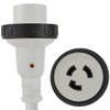 Conntek 17101-012RE 30Amp NEMA L5-30p to NEMA L5-30R Marine Shore