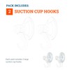 Cloverdale Supply Large Suction Cup Hangers - Heavy Duty Suction