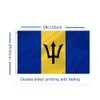 LARGE Barbadian Flag, 3x5Ft Barbados Flags Banner For Indoor Outdoor