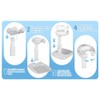 Adjustable Shower Stand with Sit Stool for Infant & Toddler