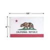 ANCONINE California State Flag 6x10FT,CA State Flags with 3 Brass