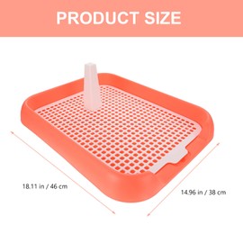 Indoor - slide Slide Potty Puppy for Grid Column Toilet Sit - Pad Dog with System Pet - slip Slip Training Potty, Train Litter Plastic Mesh Dogs Pee