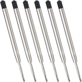 Parker Style Medium Refills for Ballpoint Pens, Pack of 4 (Black)