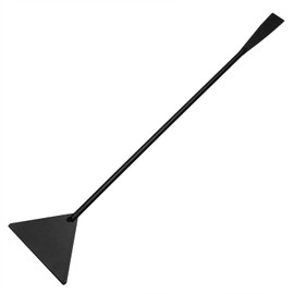 FINBe Aquatic Plant Base Plate Shovel, Fish Tank Water Feature Flat Sand Shovel, Black Stainless Steel Anti-Rust Triangular Shovels, Aquarium Landscape Bottom Sand Spread Out 1pcs