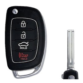 1x New Replacement Key Fob Remote Compatible with & Fit for Hyundai Vehicles US & CA Market - MPN TQ8-RKE-4F25-02