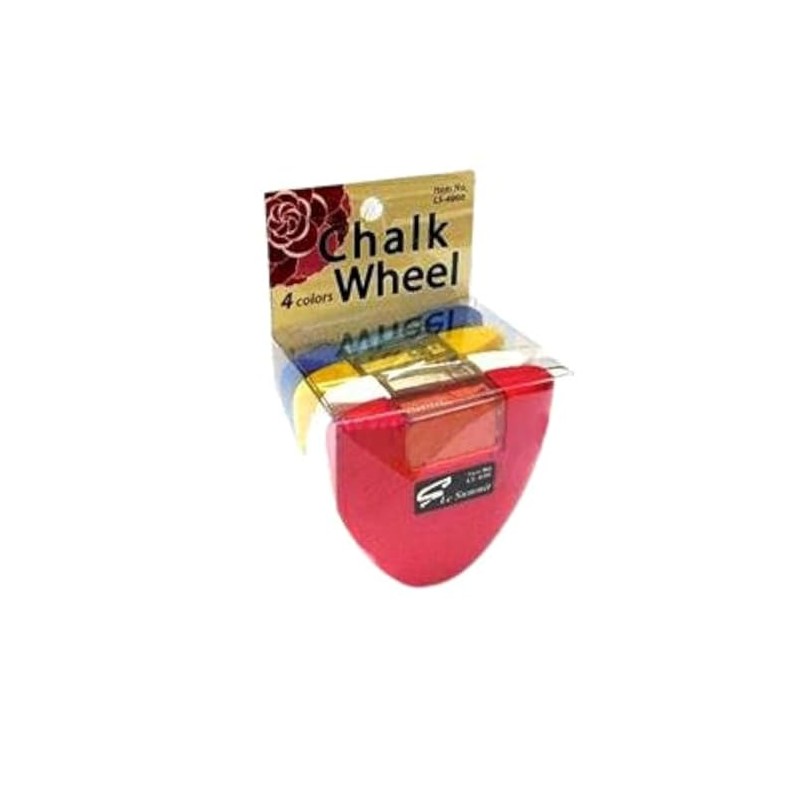 Le Summit Chalk Wheel - Blue, Red, White, Yellow Four