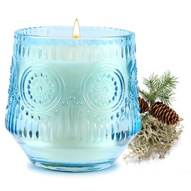 Scented Candles Gift Set Mothers Day 50H Long Lasting Candles for Home Scented as The Anniversary,Birthday Gift for Women(Cedar Oakmoss)