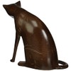 Achla Designs Coy Cat, Garden Animal Statue
