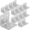 64 PCS Sliver Corner Brace, Stainless Steel 38MM X 30MM