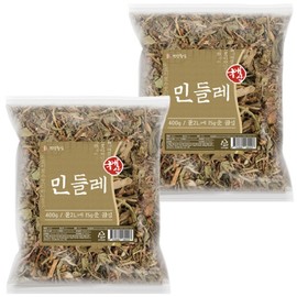 Domestic dried dandelion leaves 400g, 2 packs, white dandelion leaves / 국산 말린 민들레잎 400g 2개 포공영 흰민들레잎