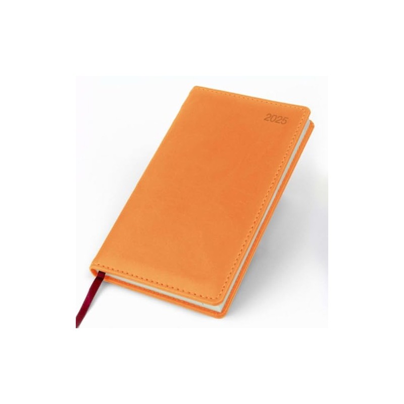 2025 Pocket Diary - Week to View - Orange -