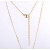 HUAN XUN Big Initial A Necklaces Stainless Steel Jewelrys Name