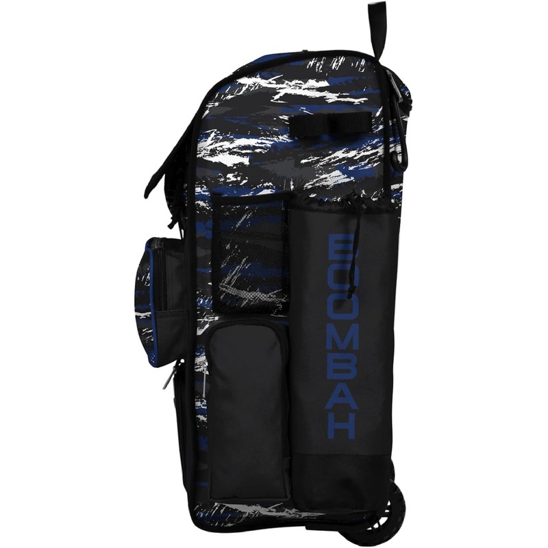 Boombah Rolling Superpack Baseball/Softball Gear Bag - Telescopic Handle -