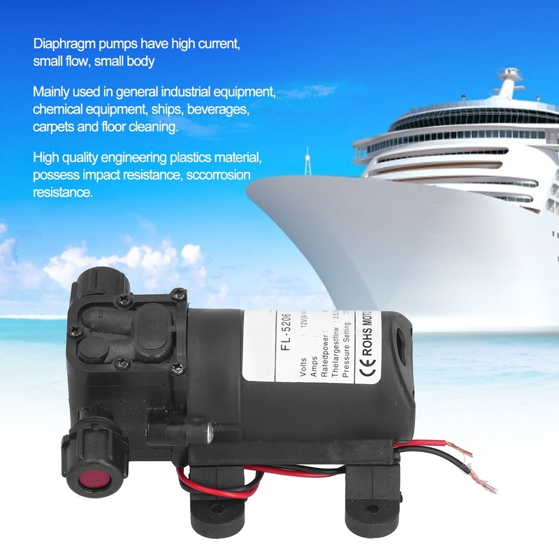 12V 36W Diaphragm Pump Double Thread Mini High Pressure DC