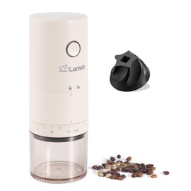 Portable Conical Burr Coffee Grinder, Small Cordless Electric Bur Grinder, 38 Adjustable Grind Settings, Rechargeable Coffee Bean Mill for Espresso, Cold Brew, Pour Over, French Press