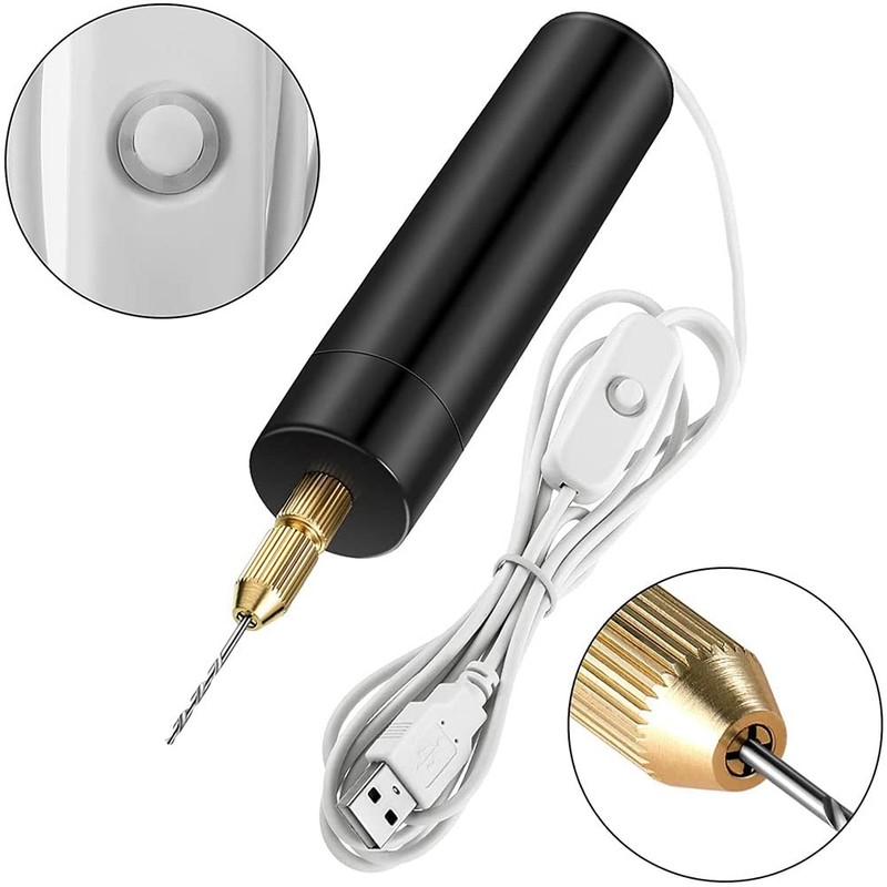 Lyaciomn Electric Resin Drill Set,Including Eye Screws,Twist Drill Bits Tools,Electric