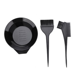 Kit para teñir y hacer permanentes, que incluye pincel, recipiente y demás herramientas para teñir el cabello.
