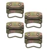 Fuxxer® 4 x Metal Folding Handles for Chests, Boxes, Cases,