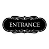 Signs ByLITA Designer Entrance Sign(Black) - Small