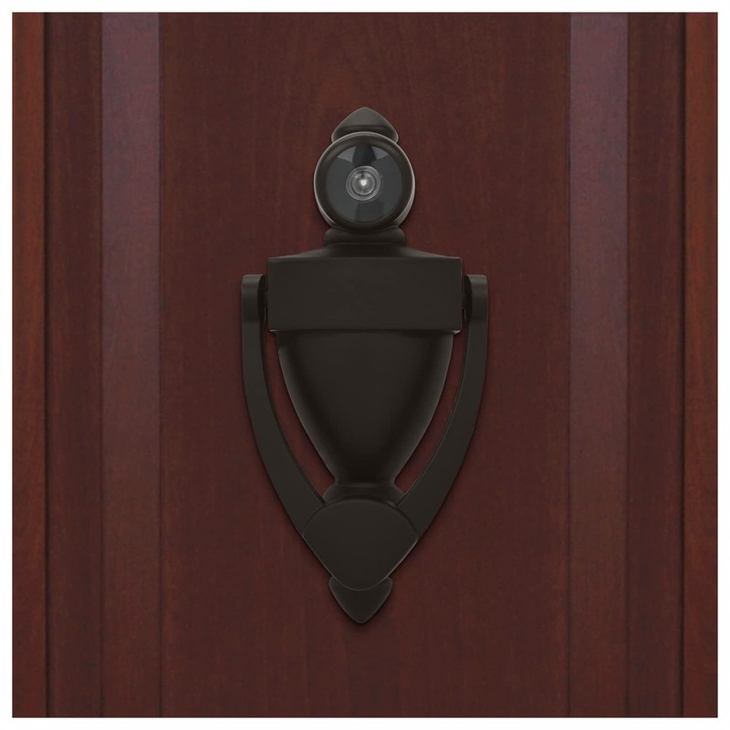 "Nuk3y Door Knocker & Viewer, 9/16 in. Bore, 220-Degree View