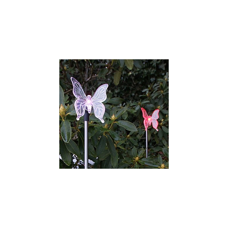 Solar Color Changing Butterfly Style Garden Stake Light