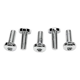 Brake Rotor Chrome Bolt Kit For Harley Davidson Motorcycles, Front M8-1.25 x 30mm