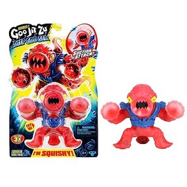 Heroes of Goo Jit Zu Deep Goo Sea Squidor Hero Pack. Super Squishy, Goo Filled Toy. With Suction Attack Feature. Stretch Him 3 Times His Size!