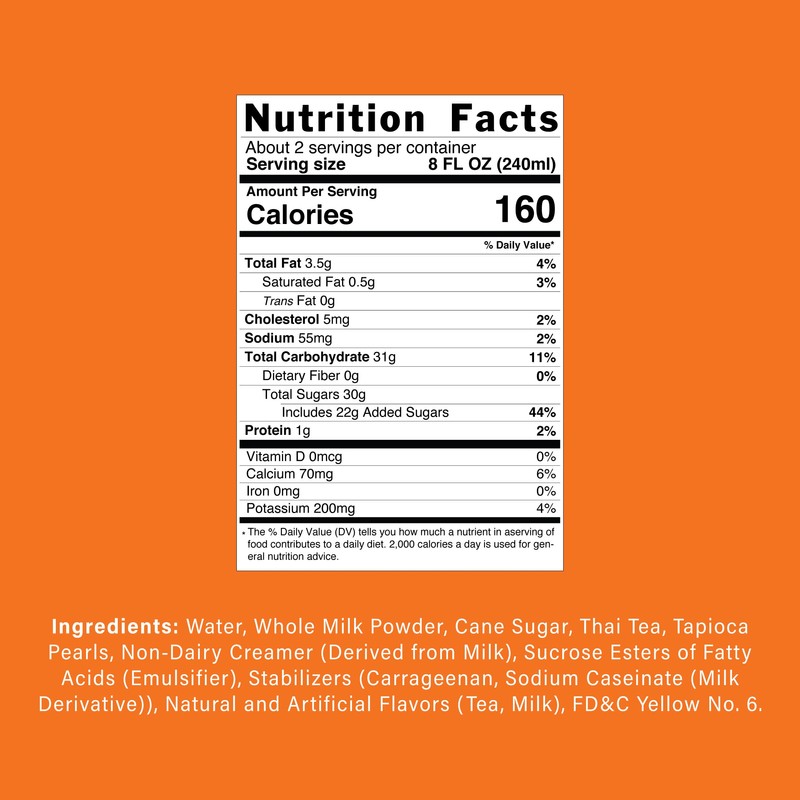 Jans Thai Tea (4, Boba Thai Tea)