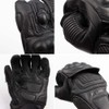 DEGNER Leather Gloves with Protector for Motorcycles TG-94 (Brown, L)
