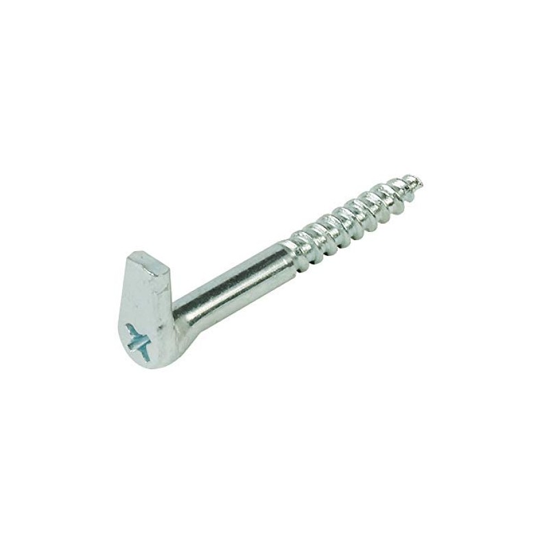x20 Screw Hooks with Cross Slot Heavy Duty GALVANISED Steel