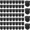 xozeooeu 70 Pcs Cubicle Clips for Fabric Walls, Black Plastic