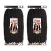 SHAKE-N-GO 3x Cuban Twist 24" (2-PACK) (OFF BLACK 1B)