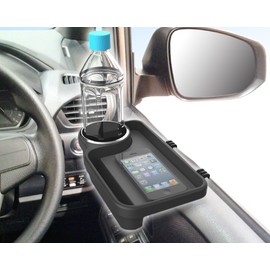 Seiko Sangyo Japan EB-190 Car Door Side Pocket Drink & Tray Cup Holder Cushion Mat Cargo Organizer