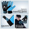 HO Soccer Game Blue Unisex Kids Goalkeeper Gloves, Black/Blue, Size